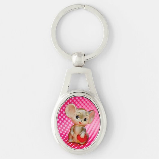 de heer Mouse Sleutelhanger (Voorkant)
