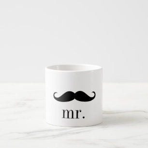de heer Mustache : Espresso Mok