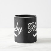 de heer Mustache Groom Honeymoon hubby Mok (Midden)