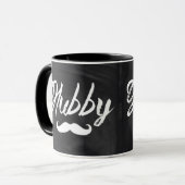de heer Mustache Groom Honeymoon hubby Mok (Voorkant links)