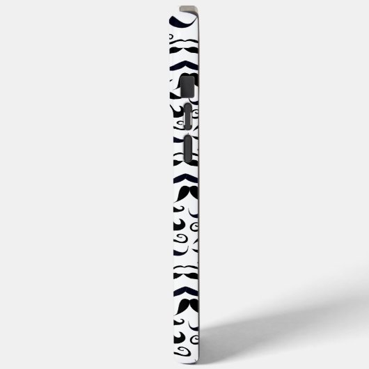 de heer Mustache Hipster Pattern Case-Mate iPhone Case (Achterkant / Links)