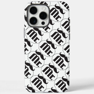 de heer Mustache Retro  Hipster Gifts iPhone 16 Pro Max Hoesje