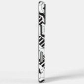 de heer Mustache Retro Hipster Gifts Case-Mate iPhone Case (Achterkant / Rechts)