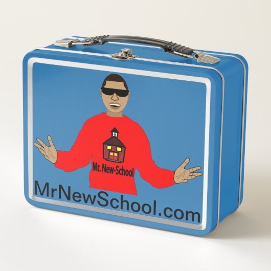 De heer New-School Lunch Box (Voorkant)