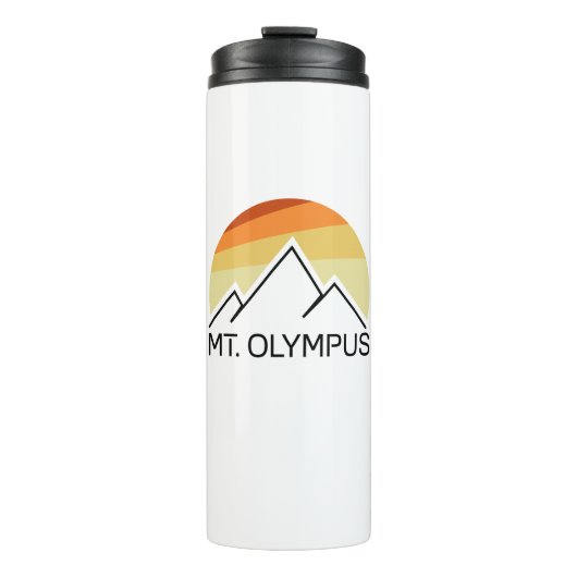 De heer Olympus Washington Retro Thermosbeker (Voorkant)