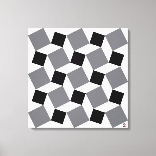 de heer Omgekeerd Canvas Afdruk (Voorkant)
