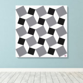 de heer Omgekeerd Canvas Afdruk (Insitu (Houten vloer))