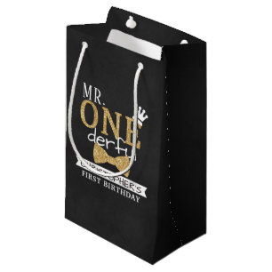 de heer ONEderful 1st Birthday Party Favor Klein Cadeauzakje