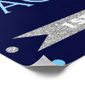 De heer Onederful First Birthday Welkomstteken Poster (Hoek)