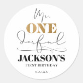 de heer Onederful Stickers (Voorkant)