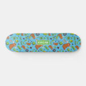 De heer Orlando Pattern gepersonaliseerd skateboar Skateboard (Horizontaal)