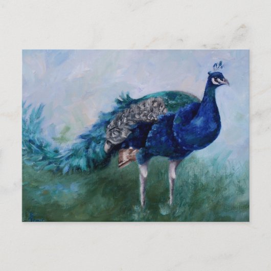 de heer Peacock Briefkaart (Voorkant)