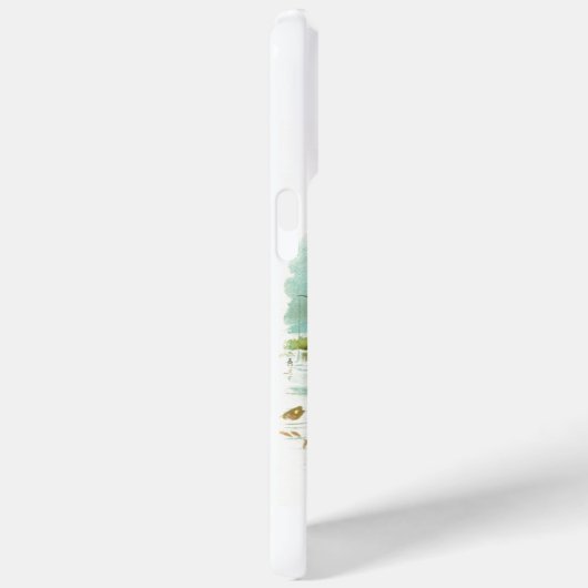 DE HEER PELICAN VIST MONOGRAM, wit Case-Mate iPhone Case (Achterkant / Rechts)