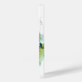 DE HEER PELICAN VIST MONOGRAM, wit Case-Mate iPhone Case (Achterkant / Links)