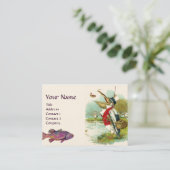 DE HEER PELICAN VIST VISITEKAARTJE (Staand voorkant)