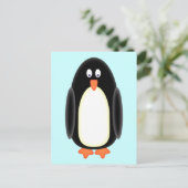 de heer Penguin Briefkaart (Staand voorkant)