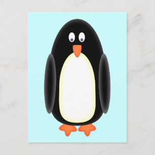de heer Penguin Briefkaart