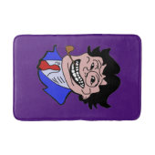 de heer persoonlijkheid badmat (Voorkant)