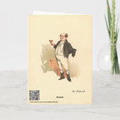 De heer Pickwick van Kyd, Dickens' The Pickwick Pa Kaart (Achterkant)