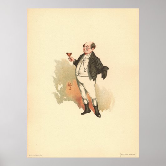 De heer Pickwick van Kyd, Dickens' The Pickwick Pa Poster (Voorkant)