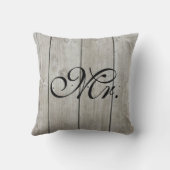 De heer Pillow op het bestuur van Barn Kussen (Achterkant)