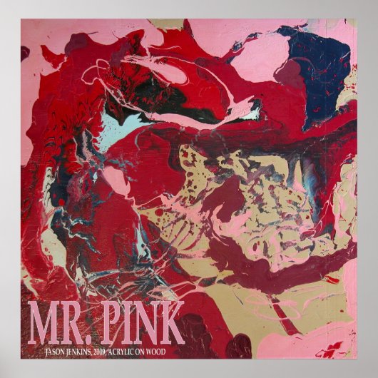DE HEER PINK POSTER (Voorkant)