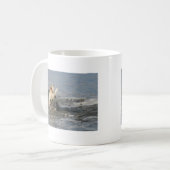 De heer Pish at Ruby Beach Koffiemok (Voorkant links)