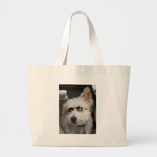 De heer Pish bij Graceland Grote Tote Bag (Voorkant)