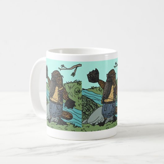 de heer Platypus Mok (Voorkant links)