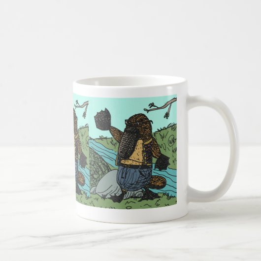 de heer Platypus Mok (Rechts)
