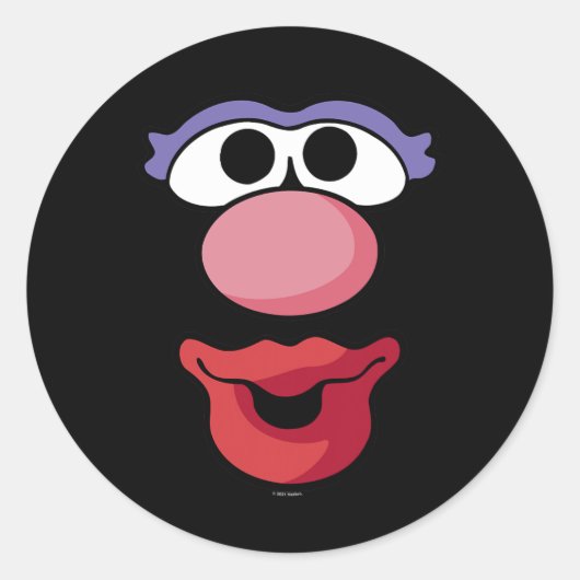 de heer Potato Head Halloween mevrouw Potato Head  Ronde Sticker (Voorkant)