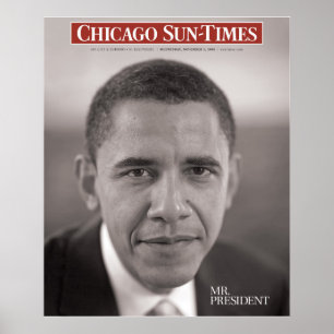 de heer President Obama Poster