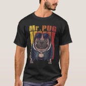 de heer Pug T-shirt (Voorkant)