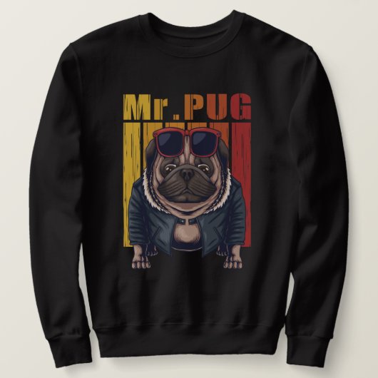 de heer Pug Trui (Design voorkant)