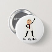 de heer Quibb Button (Voorkant /achterkant)