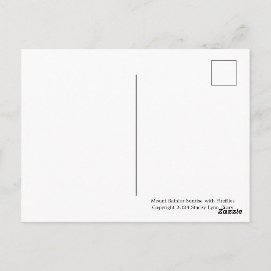 De heer Rainier Starry Sky Briefkaart (Achterkant)