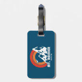 De heer Rainier Washington Sun Eagle Bagagelabel (Achterkant verticaal)