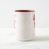 de heer Right Fun 40th Jubileum Ruby Hearts Mok (Midden)