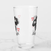 De heer Right Groom Wedding Funny Glas (Links)