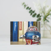 De heer Robot Briefkaart (Staand voorkant)