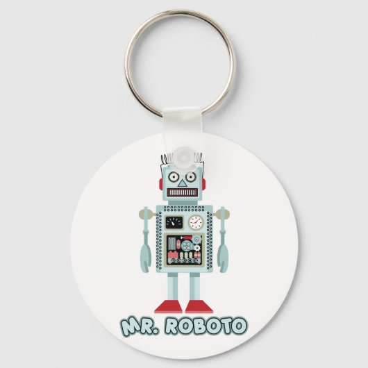 de heer Roboto Sleutelhanger (Voorkant)