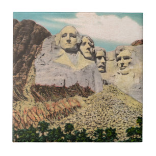 De heer Rushmore Tegeltje