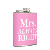 de heer S. ALWAYS Right Bride's Flask Heupfles (Rechts)