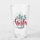 de heer Santa Claus Glass Glas (Achterkant)