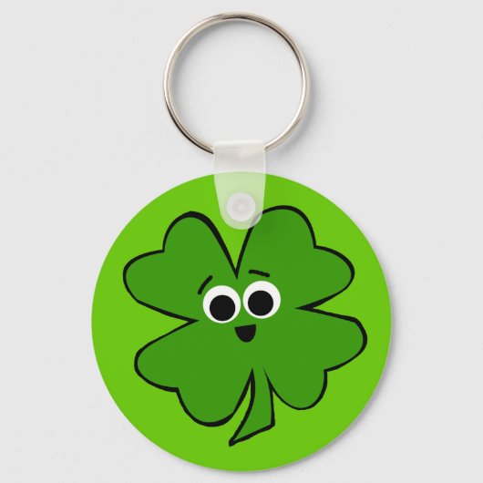 De heer Shamrock Sleutelhanger (Voorkant)