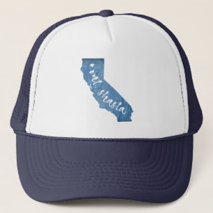 De heer Shasta California Wood Grain Trucker Pet
