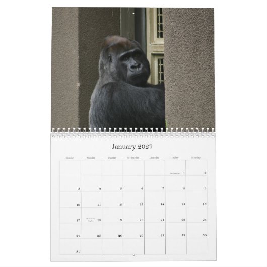 de heer Silverback Kalender (Jan 2027)