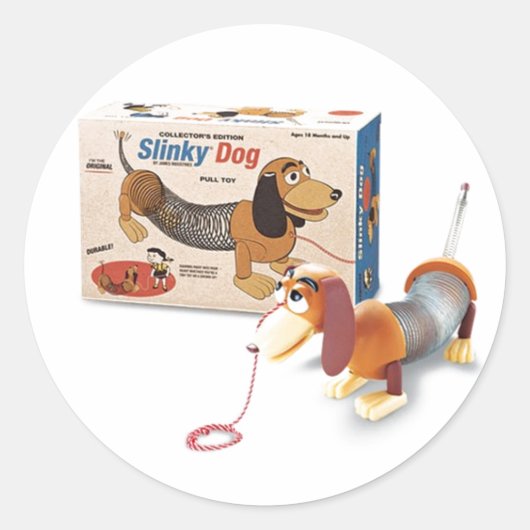 De heer Slinky Stickers (Voorkant)