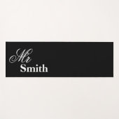 de heer Smith Black Yogamat (Voorkant (horizontaal))