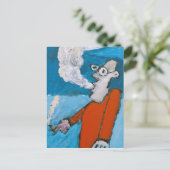 de heer smokey briefkaart (Staand voorkant)